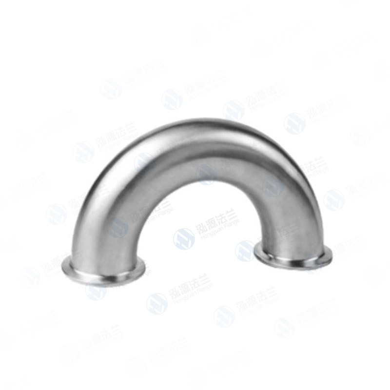 卫生级快装式180°弯头